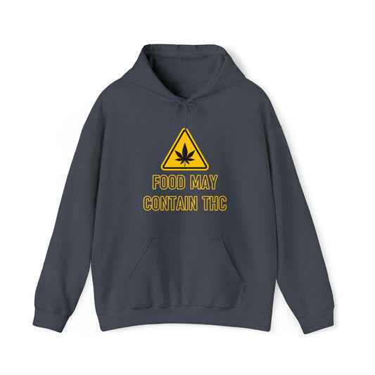 Caution: Food May Contain THC Heavy Blend™ Hooded Sweatshirt