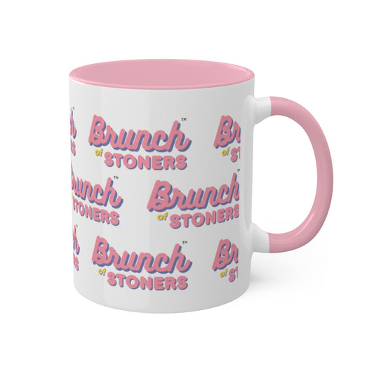 Pink All Over BoS Logo Mug 11oz