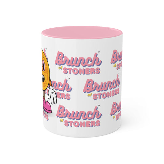 Pink All Over BoS Logo Mug 11oz