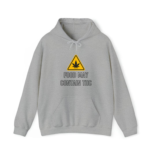 Caution: Food May Contain THC Heavy Blend™ Hooded Sweatshirt